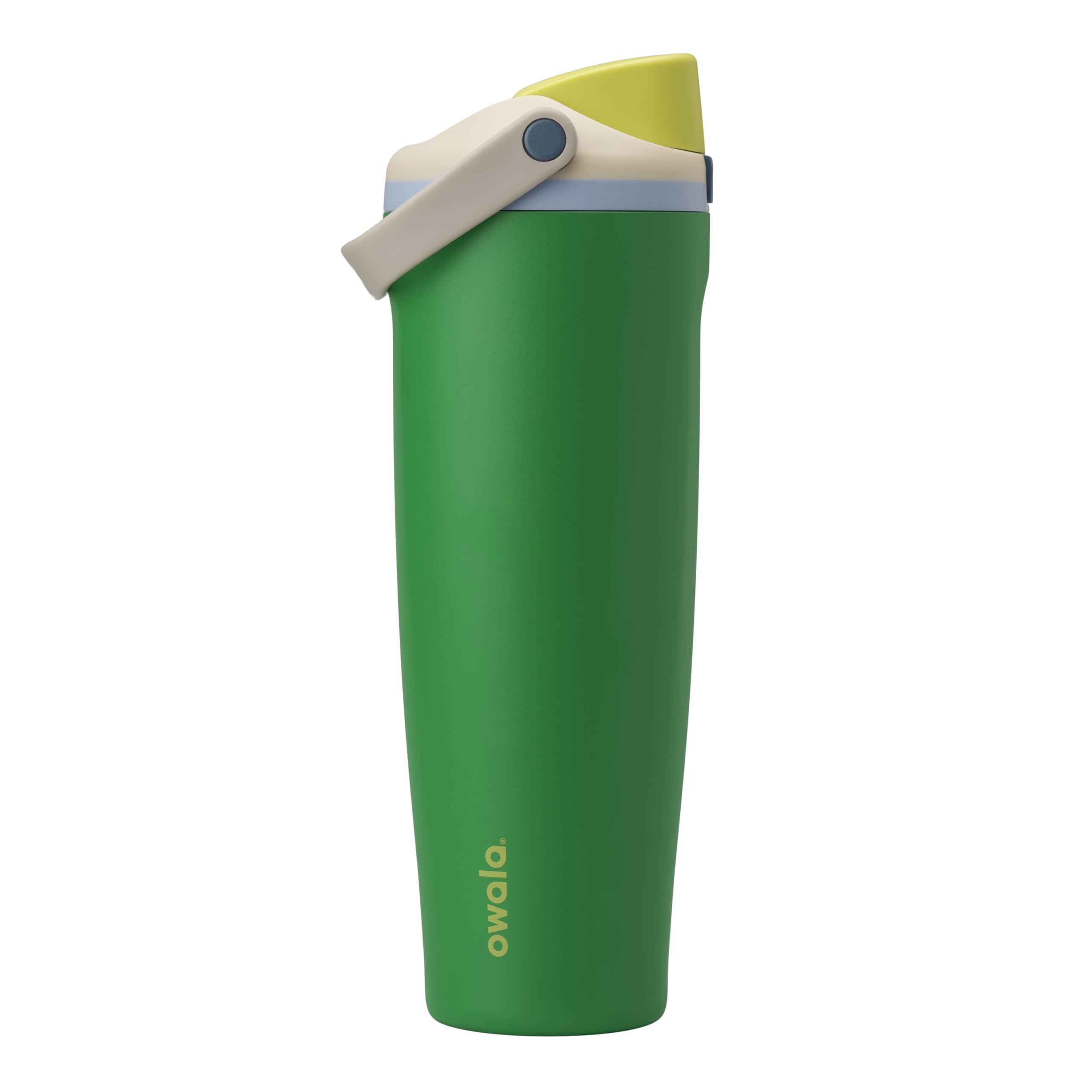 Owala FreeSip Sway Insulated Stainless Steel Water Bottle with Two-Way Spout, Built-In Straw and Bucket Handle, Made for Travel, School, and Sports, 30oz, BPA Free, Leak Proof, Putting Green