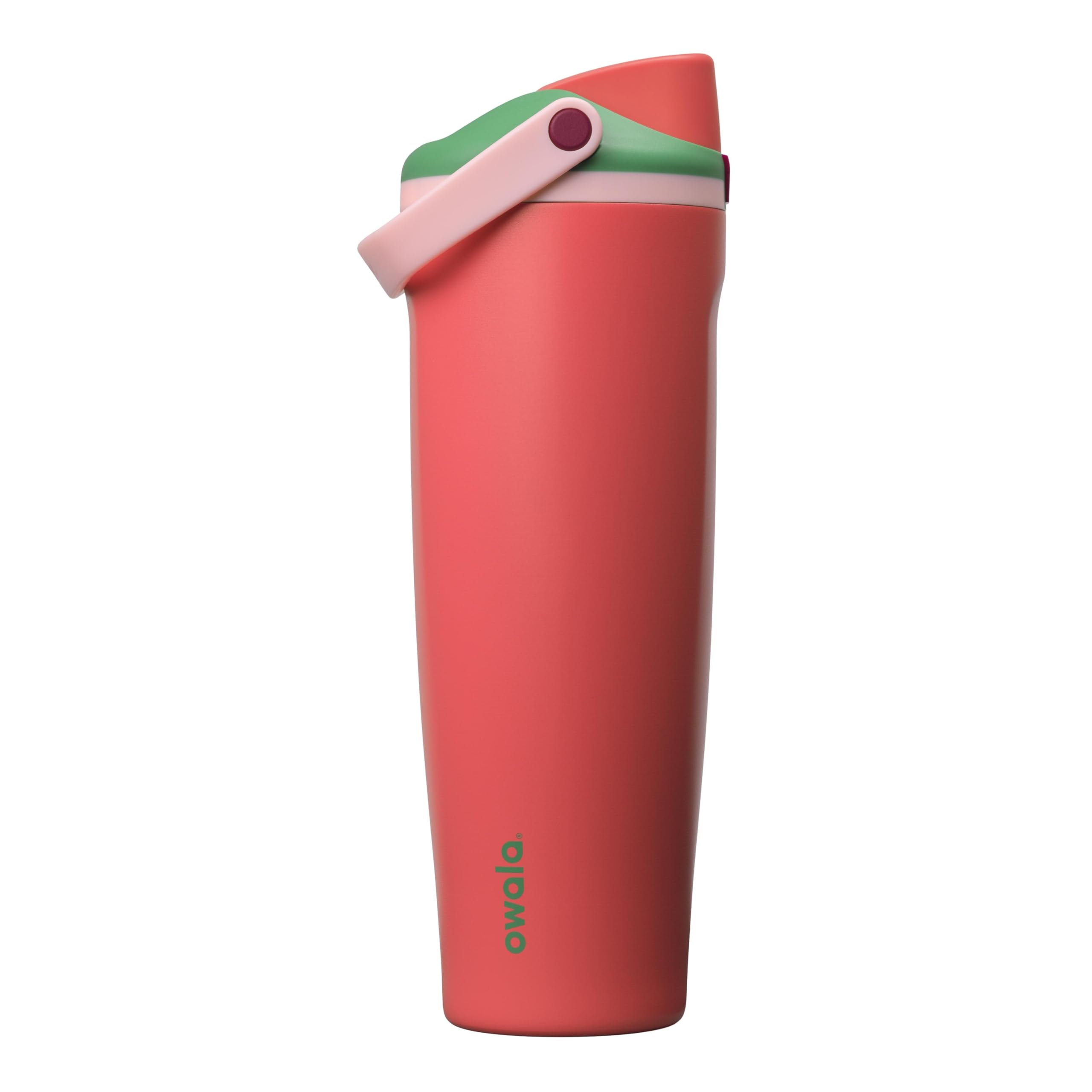 Owala FreeSip Sway Insulated Stainless Steel Water Bottle with Two-Way Spout, Built-In Straw and Bucket Handle, Made for Travel, School, and Sports, 30oz, BPA Free, Leak Proof, Putting Green