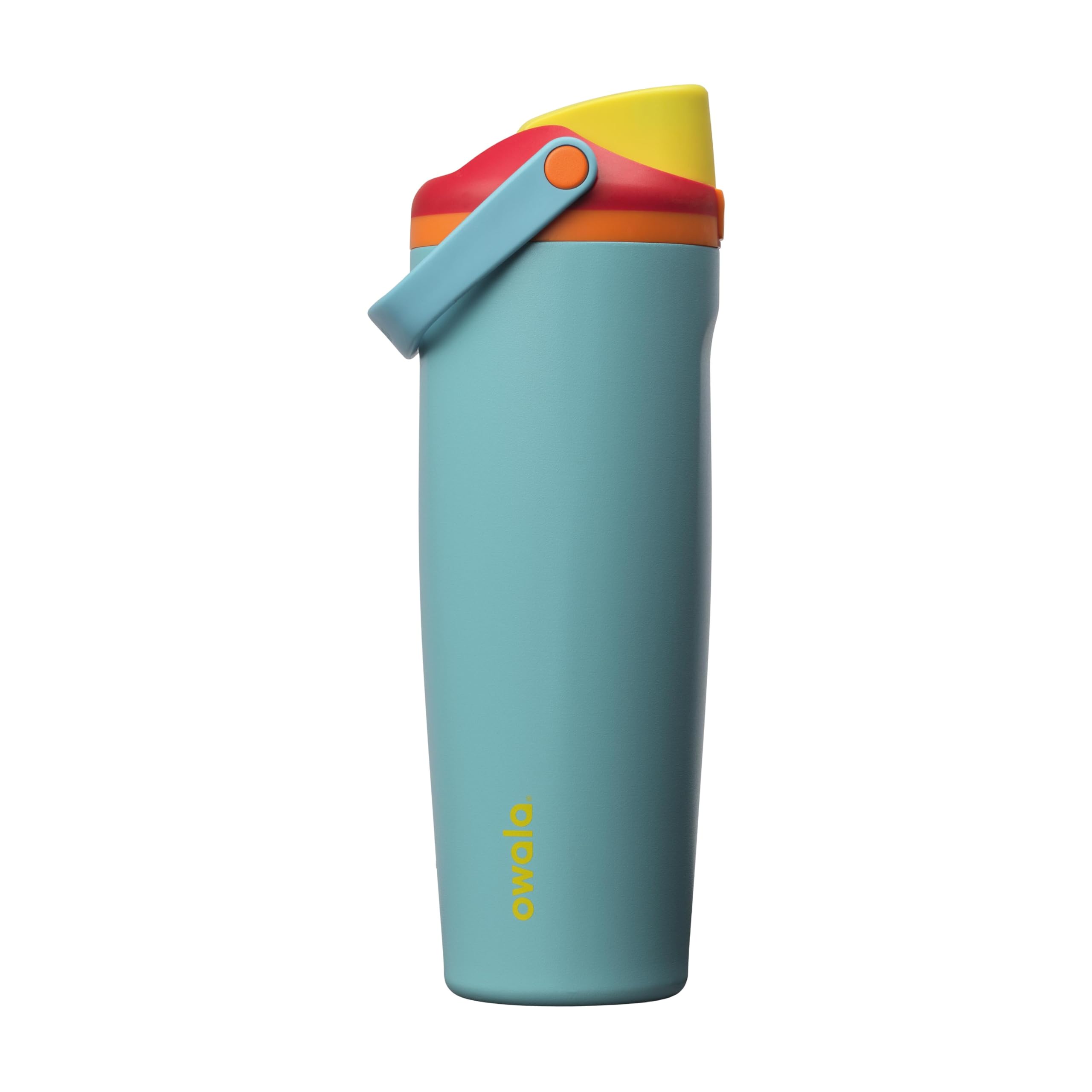 Owala FreeSip Sway Insulated Stainless Steel Water Bottle with Two-Way Spout, Built-In Straw and Bucket Handle, Made for Travel, School, and Sports, 30oz, BPA Free, Leak Proof, Putting Green