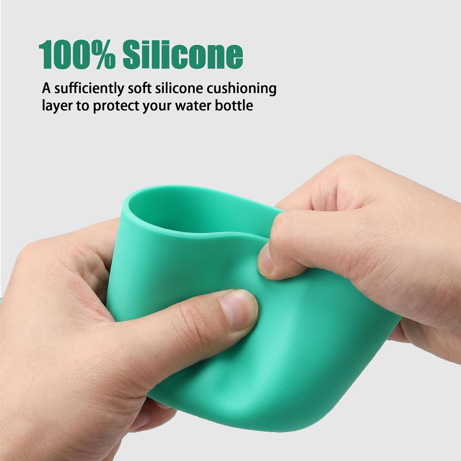 Silicone Boot for Owala Water Bottle 16oz 14oz 12oz, Anti-Scratch Anti-Slip No Noise Protective Sleeve Compatible with Owala Cup, Insulated Stainless-Steel Tumblers Bottom Boot for School