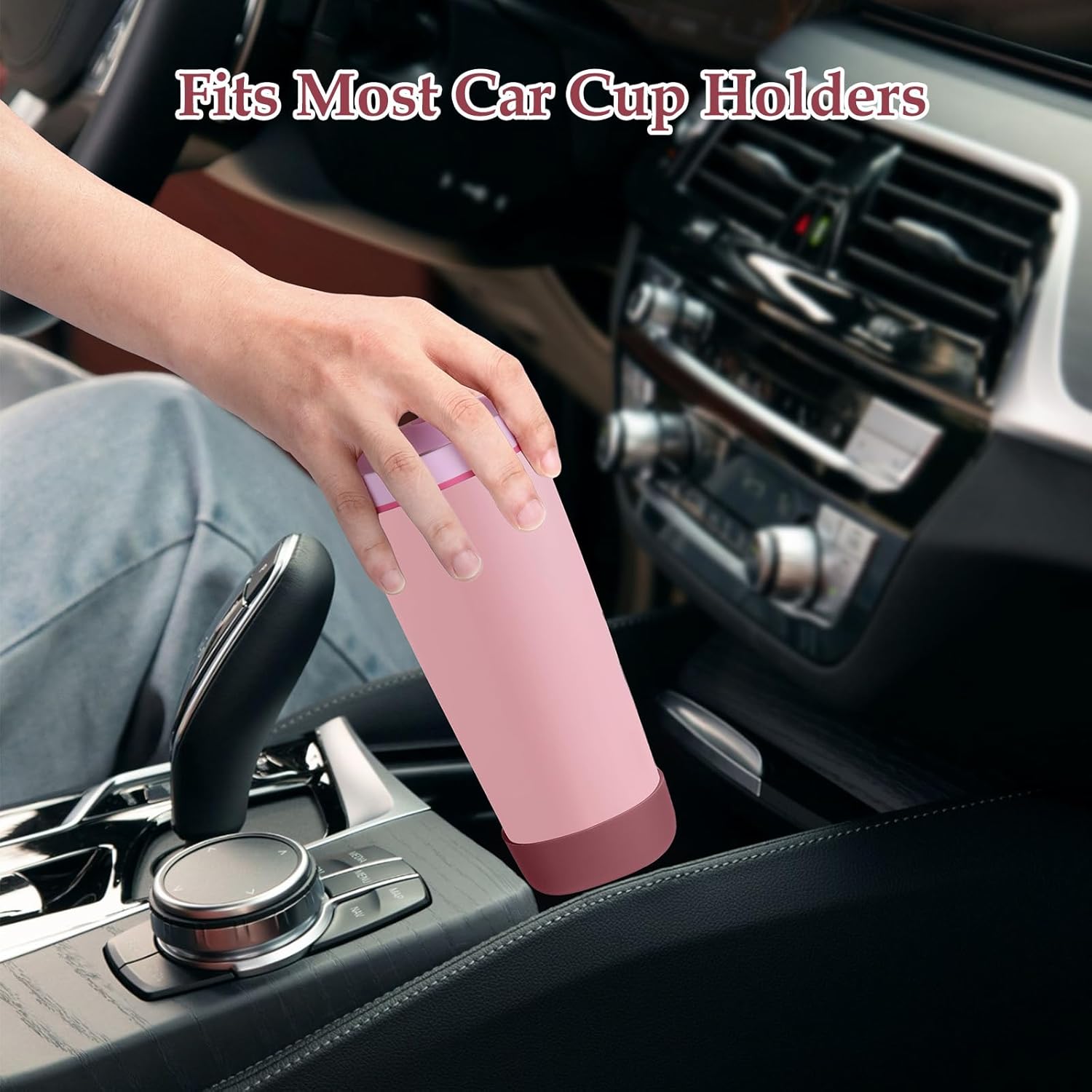 Mity rain 2PCS Protective Boot Compatible with Owala SmoothSip Slider 12 oz & 20 oz, Coffee Tumbler Silicone Boot Travel Mug Accessories,Anti-Slip, Noise-Reducing,Prevents Scratches