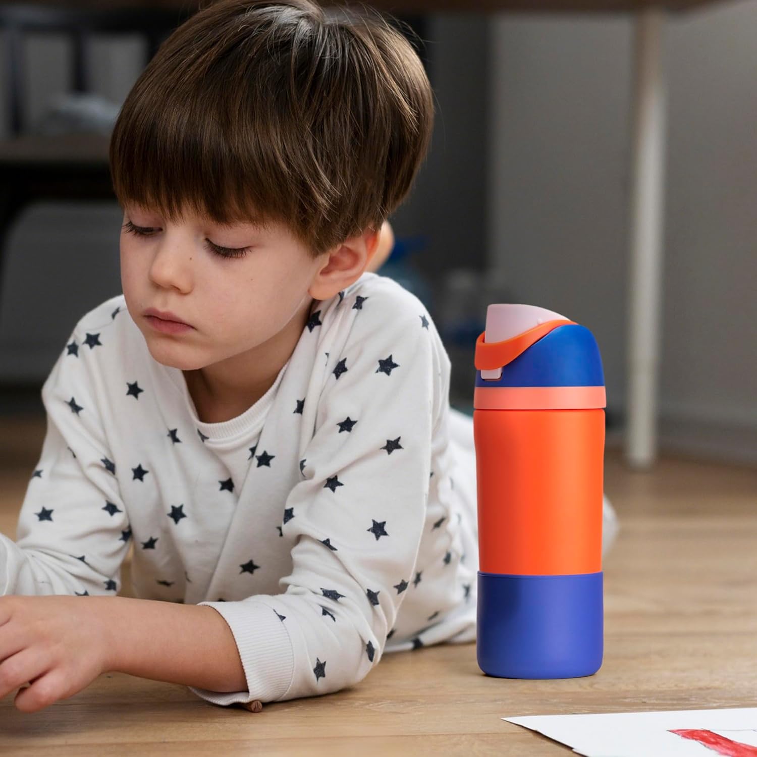 Silicone Boot for Owala FreeSip 16 oz & Flip 14 oz Insulated Stainless-Steel Water Bottle, Anti-Slip Protective Sleeve for Kids 12 oz Tumbler