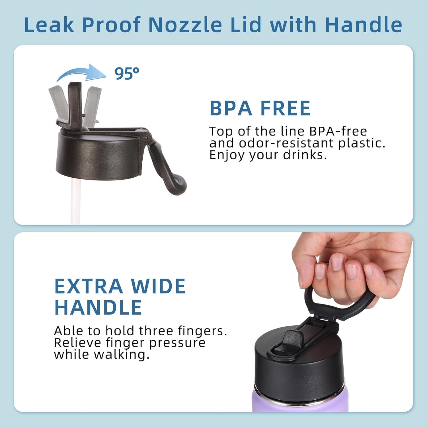 Volhoply 16 OZ Kids Water Bottle Bulk 8 Pack,Insulated Sports Bottles with Straw Lid,Stainless Steel Bottle with Handle Keep Cold & Hot,Double Wall Vacuum Tumbler Cups for School(Assorted, 8)